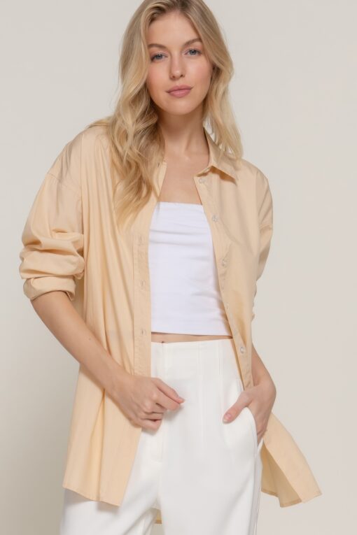 Long Sleeve Loose Fit Shirt - Image 7