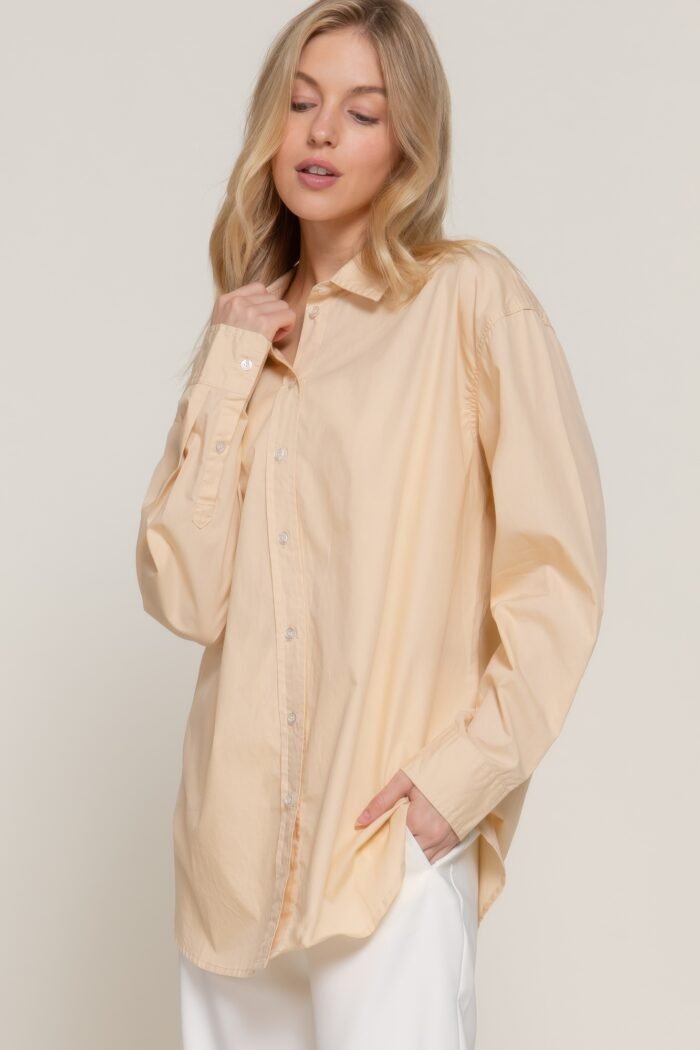 Long sleeve loose fit shirt