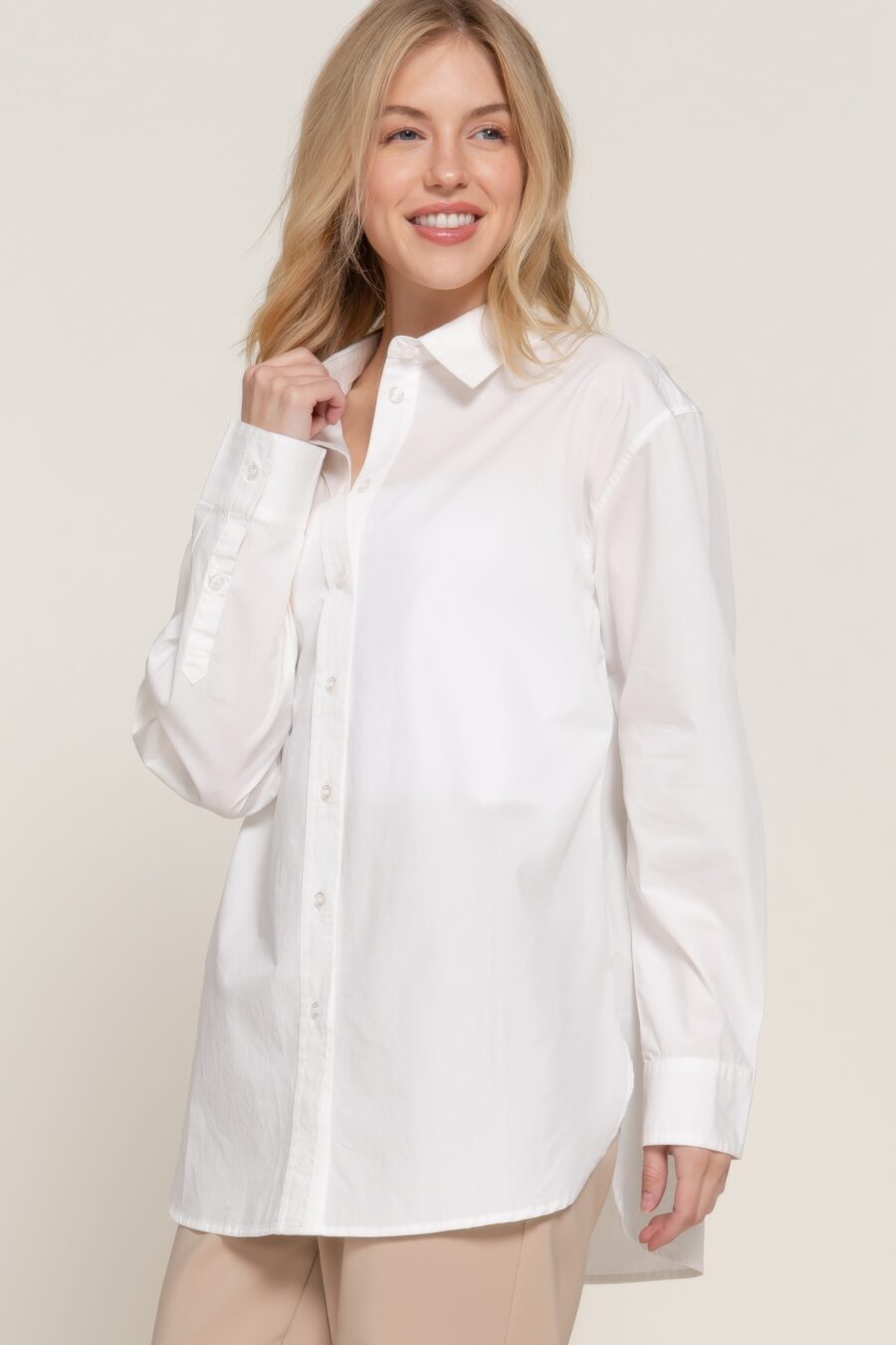 Long sleeve loose fit shirt