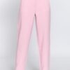 High Waist Pintuck Detail Long Pants