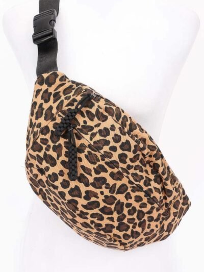 Cotton Canvas Leo Crossbody Bag