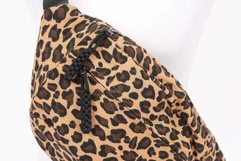 Cotton Canvas Leo Crossbody Bag