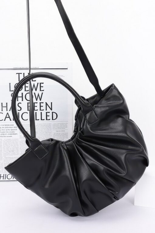 Faux Leather Tote Bag - Image 4