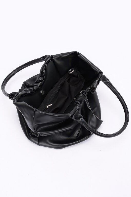 Faux Leather Tote Bag - Image 7