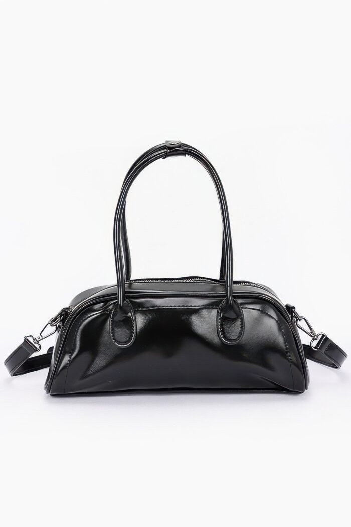 Faux Leather Sport Bag - Image 1