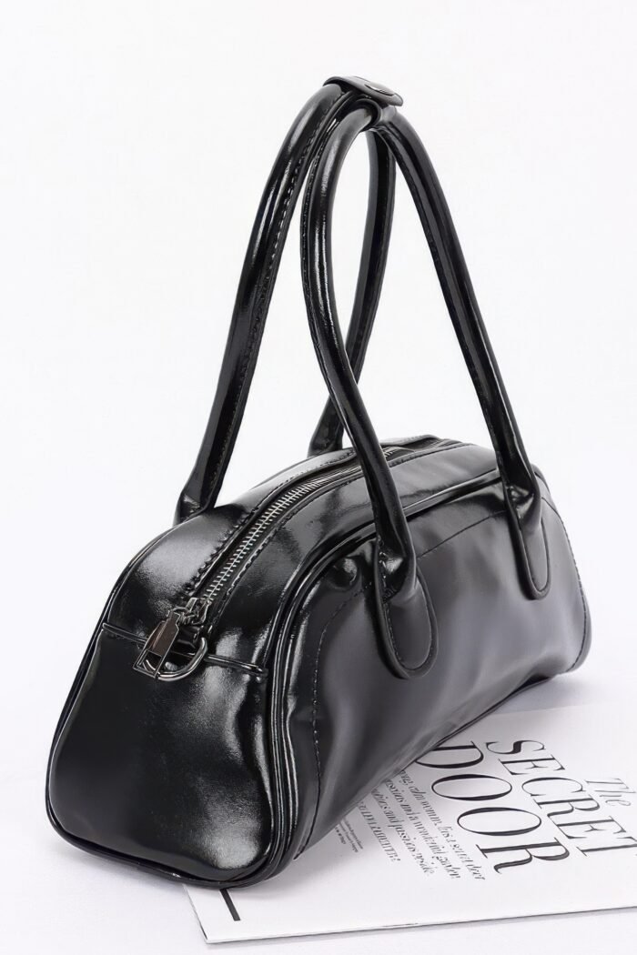 Faux Leather Sport Bag - Image 2