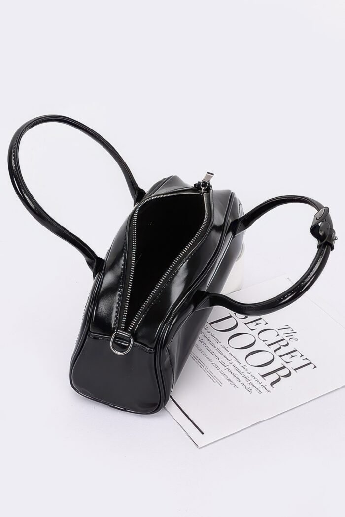 Faux Leather Sport Bag - Image 4