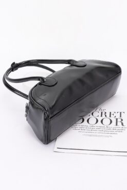 Faux Leather Sport Bag