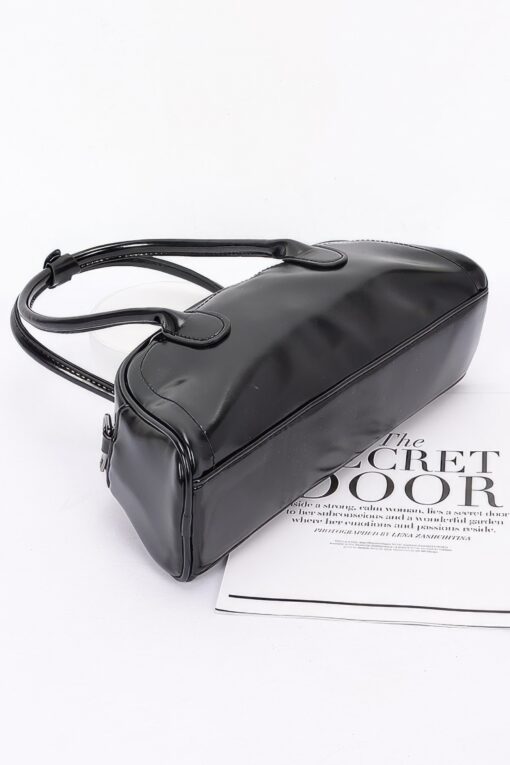 Faux Leather Sport Bag - Image 5
