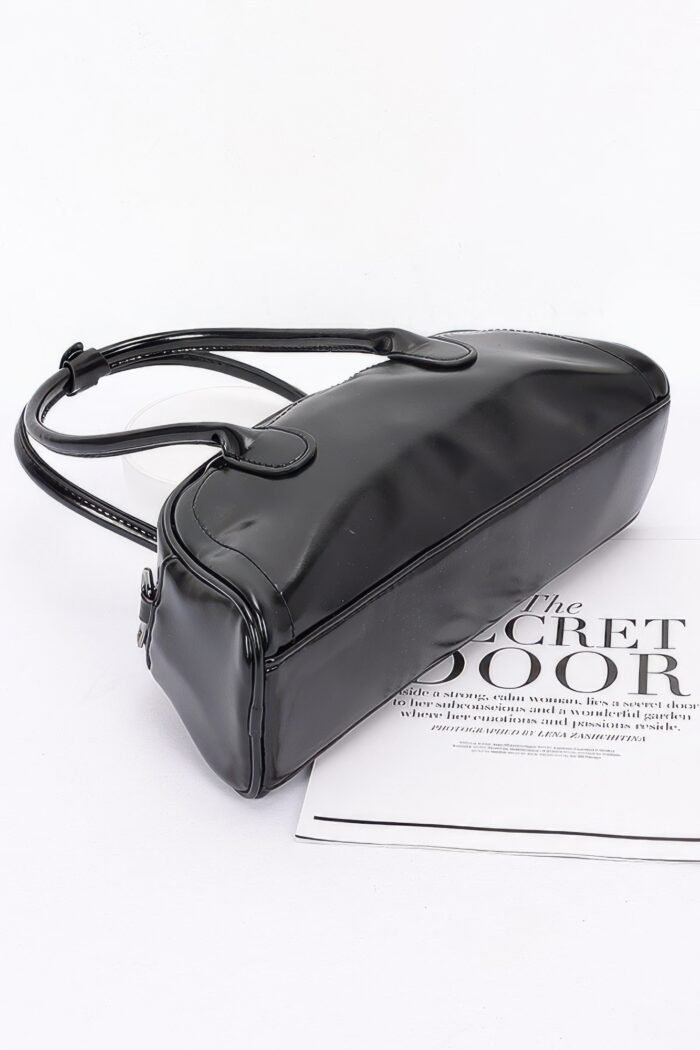 Faux Leather Sport Bag - Image 5