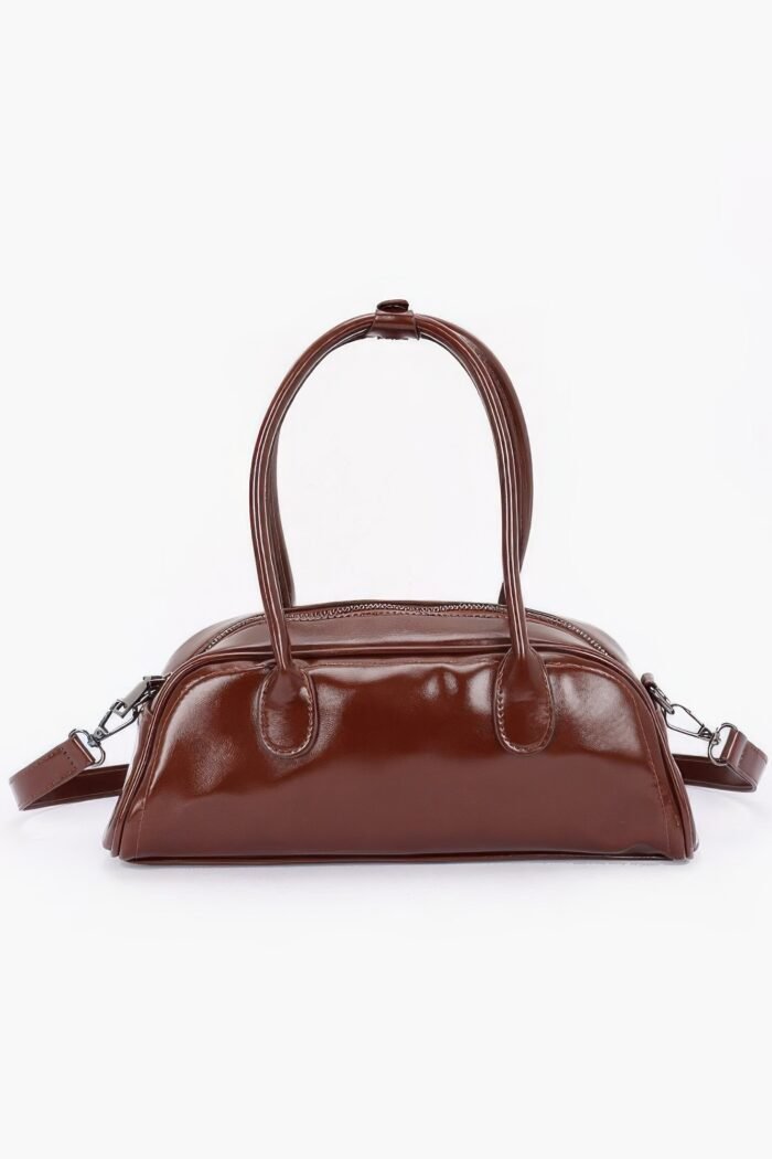 Faux Leather Sport Bag - Image 6