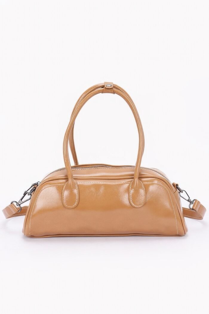 Faux Leather Sport Bag - Image 7