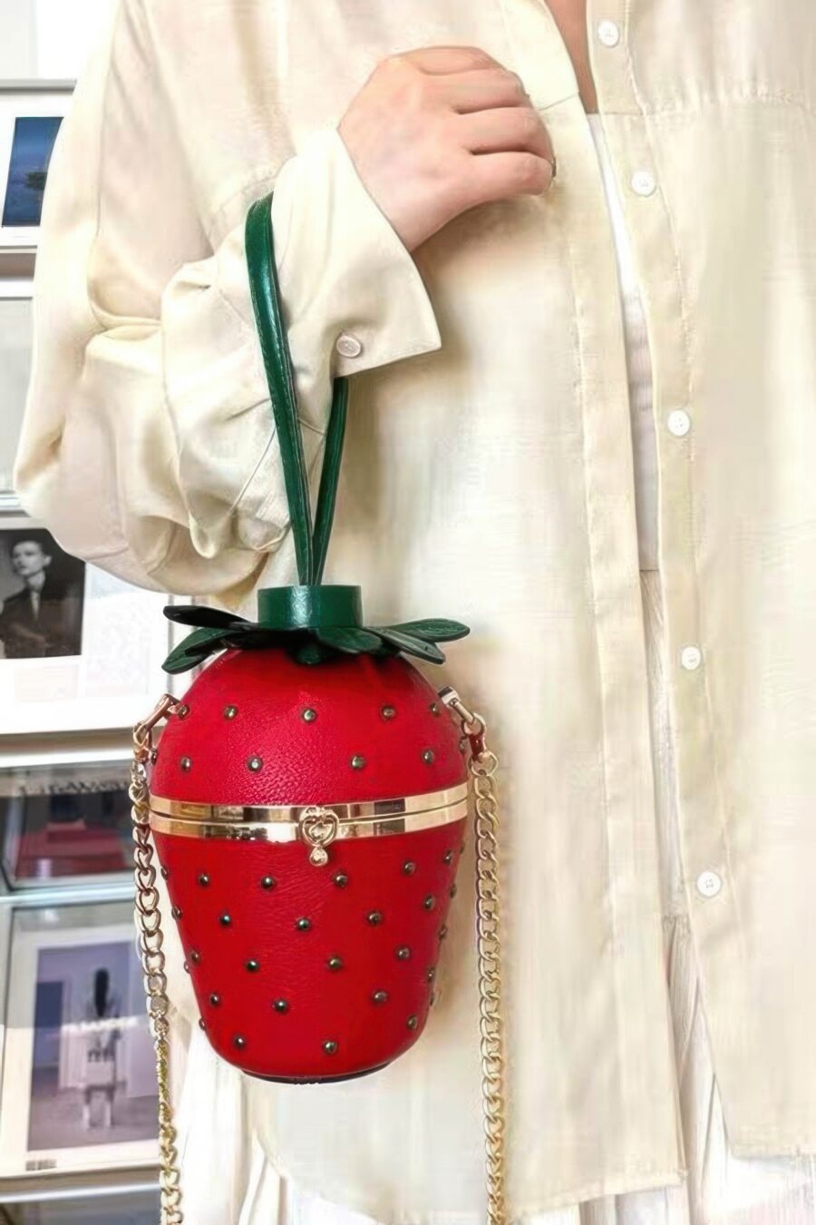 Strawberry novelty bag