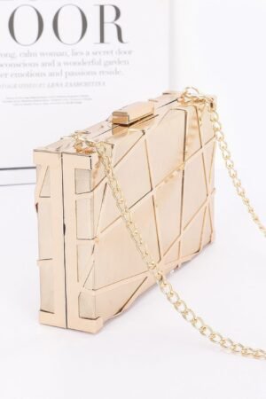 Metal Case Metallic Clutch