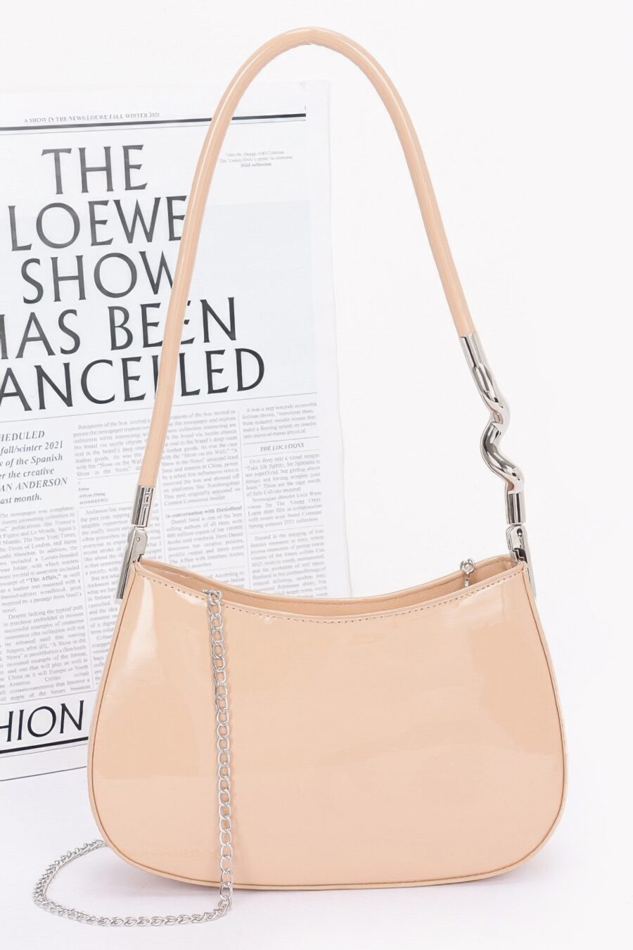 Enamel shoulder bag