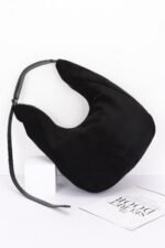 Faux Suede Bindle Bag - Image 3