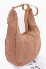 Faux Suede Bindle Bag - Image 5