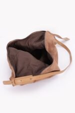 Faux Suede Bindle Bag - Image 7