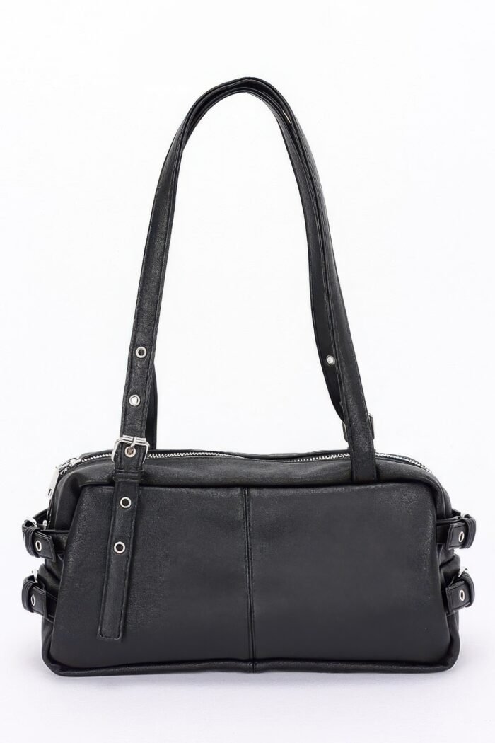 Faux leather sport bag