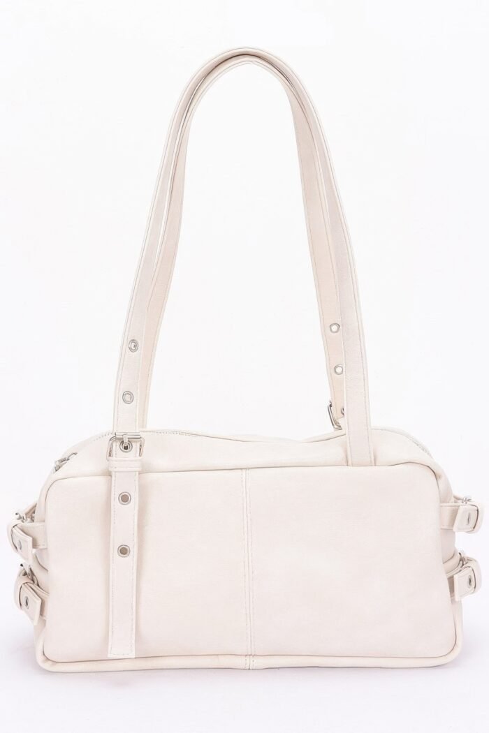 Faux leather sport bag