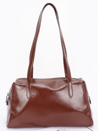 Faux Leather Sport Bag