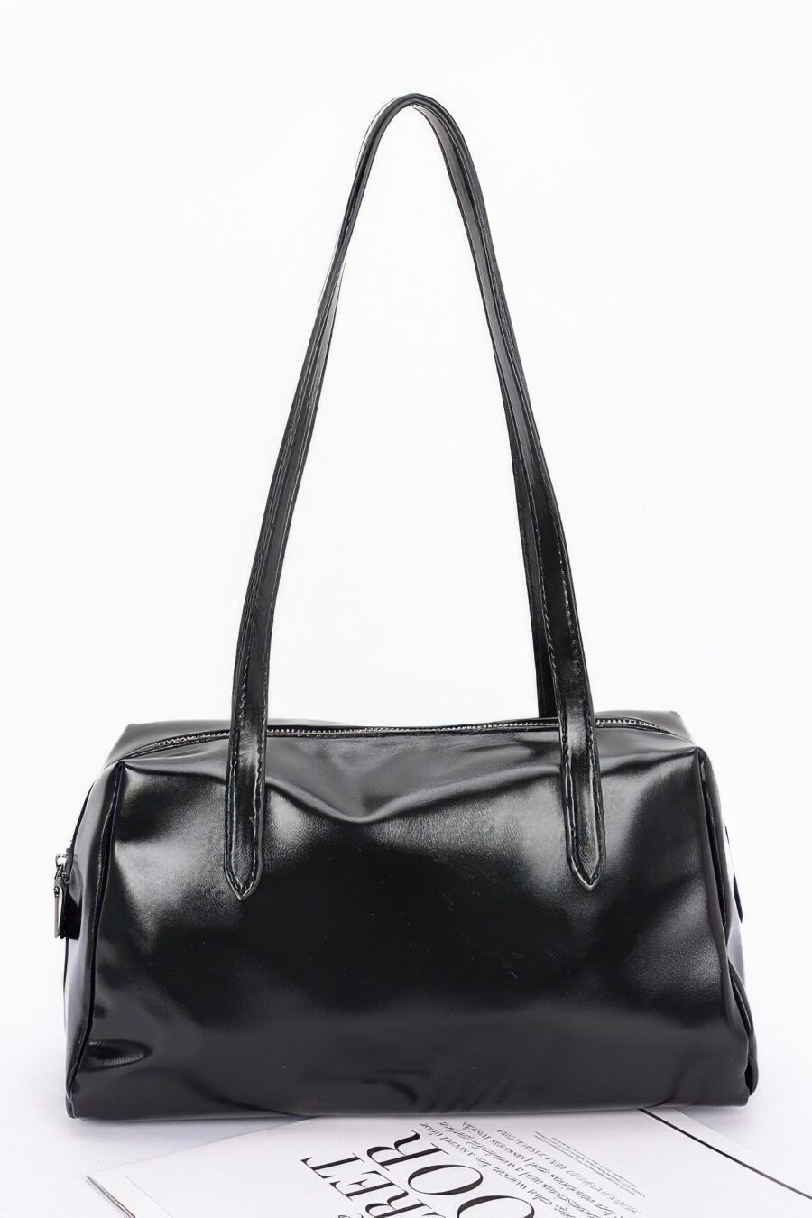 Faux leather sport bag