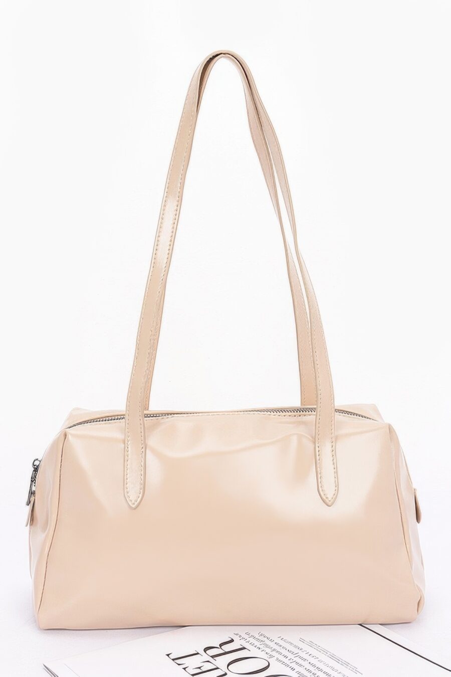 Faux leather sport bag