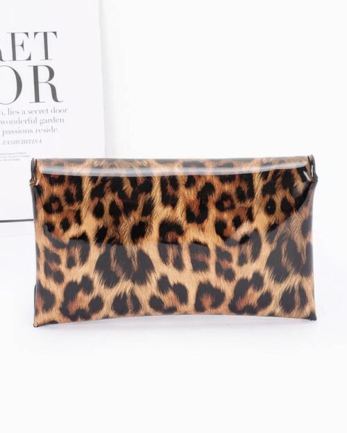 enamel envelope clutch