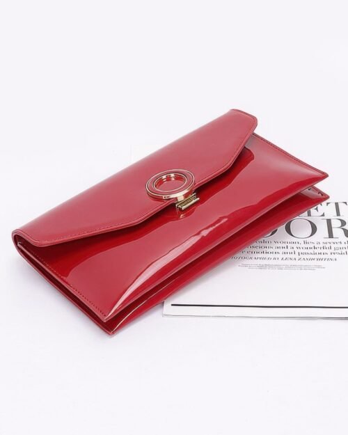 patent leather flap crossbody bag