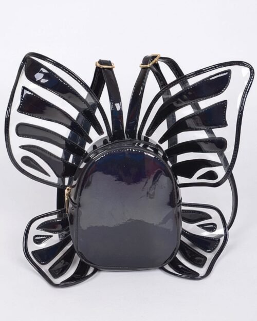 shiny butterfly inspired unique backpack