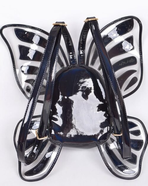 shiny butterfly inspired unique backpack
