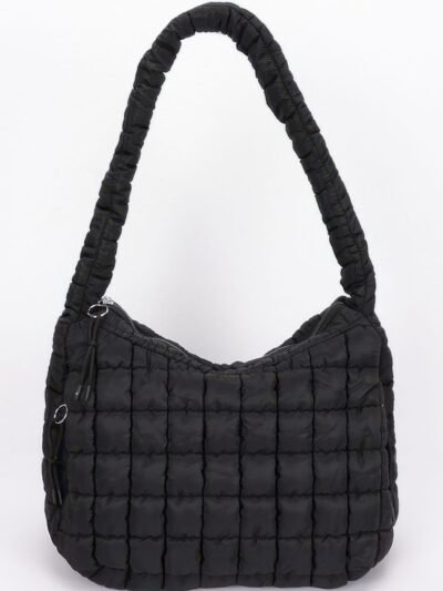 Padded Nylon Bag - Quilted Crossbody Bag