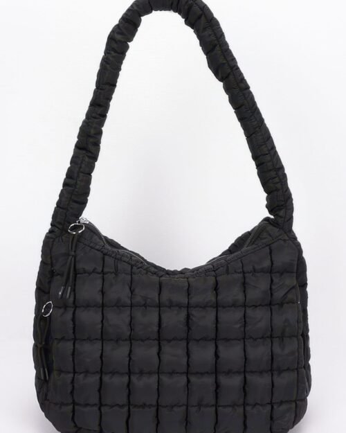 Quilted Nylon Padded Crossbody Bag