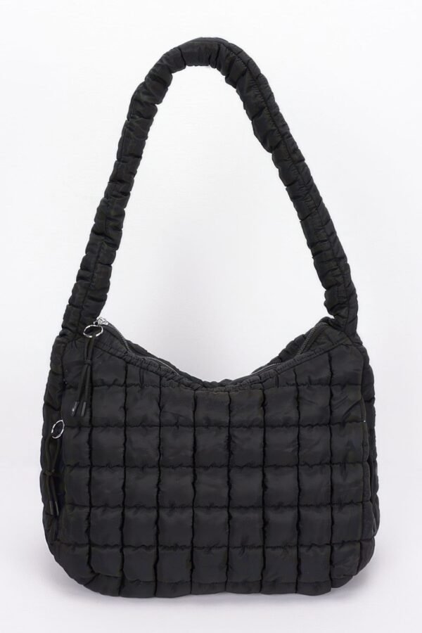 Padded Nylon Bag - Quilted Crossbody Bag