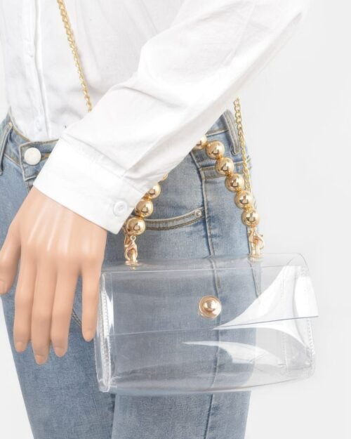 transparent ccb handle flap clutch