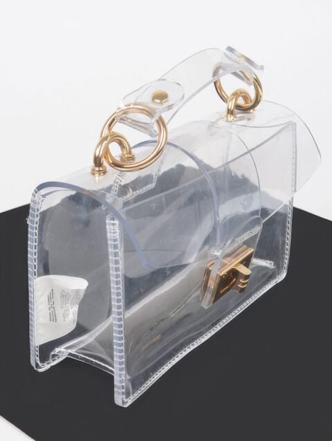 Transparent Top Handle Shoulder Bag