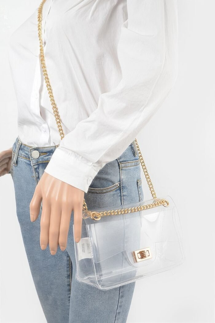 Transparent flap crossbody bag - image 2