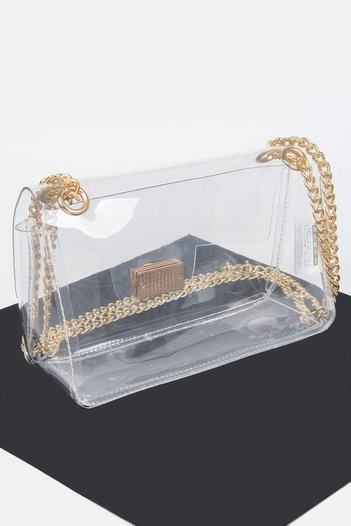 Transparent flap crossbody bag - image 6