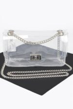 Transparent Flap Crossbody Bag - Image 7