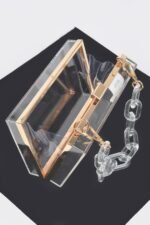Plastic Link Handle Clear Clutch - Image 4