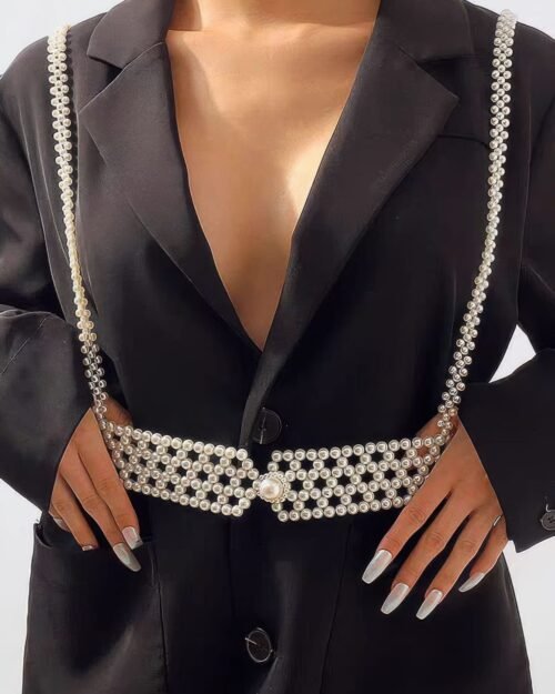 Faux Pearl Harness