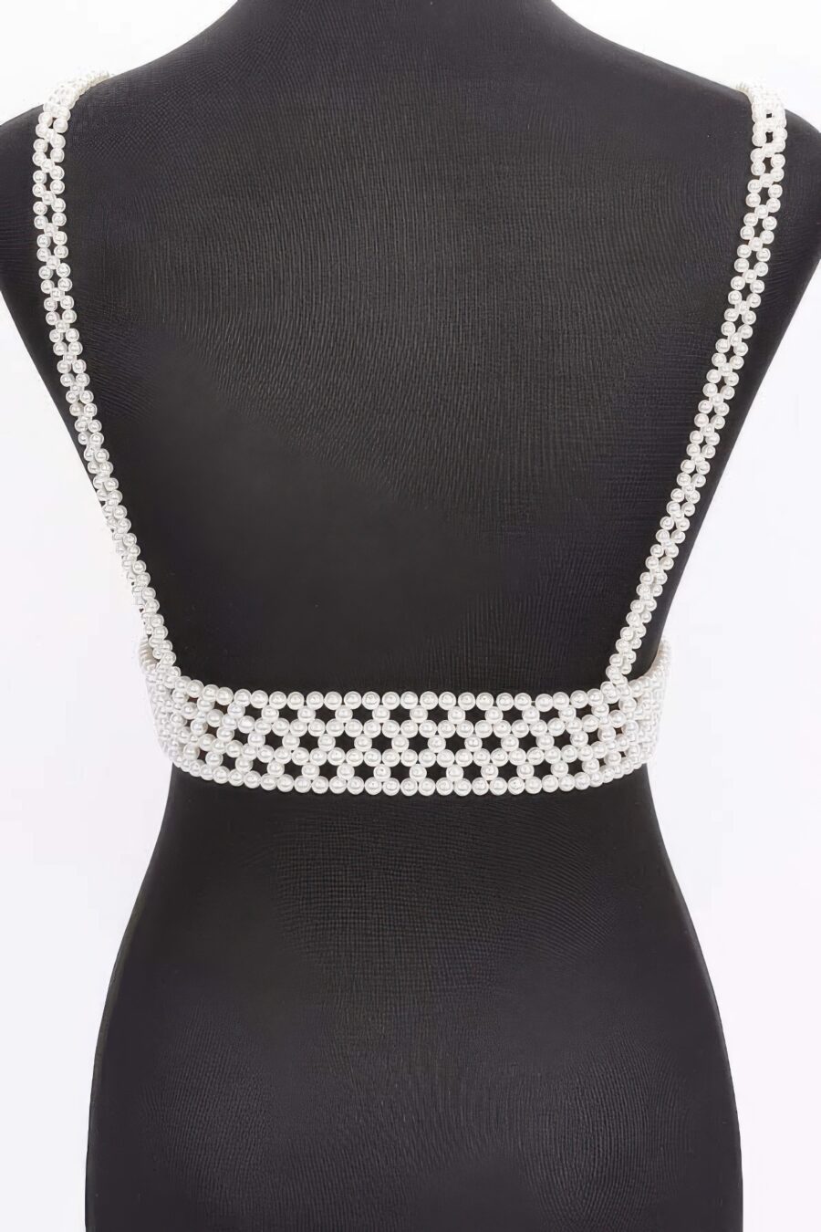 Faux pearl harness