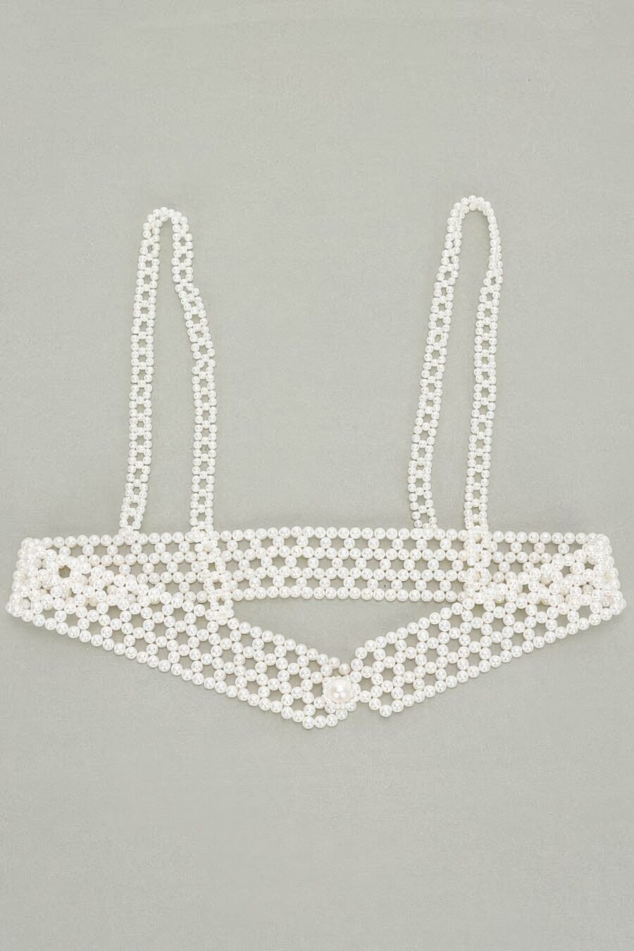 Faux pearl harness