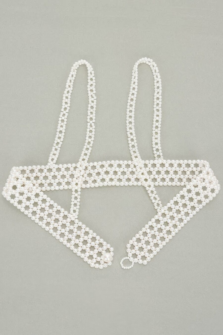 Faux pearl harness