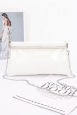 Patent Leather Frame Clutch Bag - Image 5