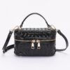 Metallic Braided Vanity Bag