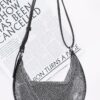 Rhinestone Mesh Shoulder Bag