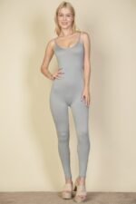 Solid Bodycon Cami Jumpsuit - Image 15
