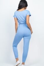 Two-way Shoulder Drawstring Jumpsuit - Image 5