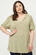 Knit V-neck Top - Image 5